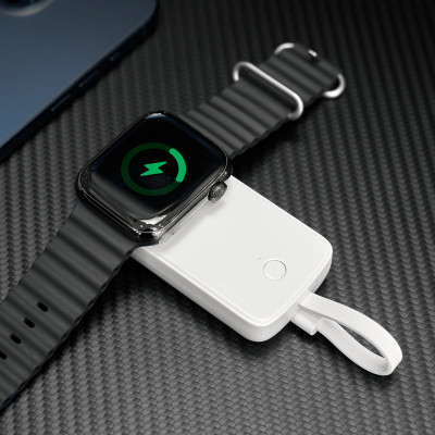 Sạc Không Dây Wi WU Ark 2 in 1 Wi-M22 Dùng Cho Đồng Hồ Apple và Thiết Bị Type-C - Hàng Chính Hãng