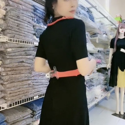 Đầm body dệt kim thêu chất lượng cao myqlothing.