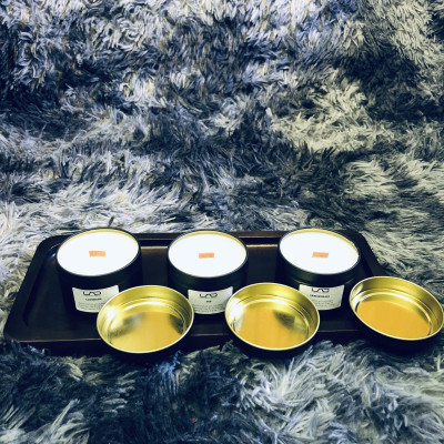 Nến Thơm Mùi Lemongrass Handmade - 100% Tinh Dầu Tự Nhiên Cao Cấp Nhập Từ Pháp & Soy Wax Từ Mỹ