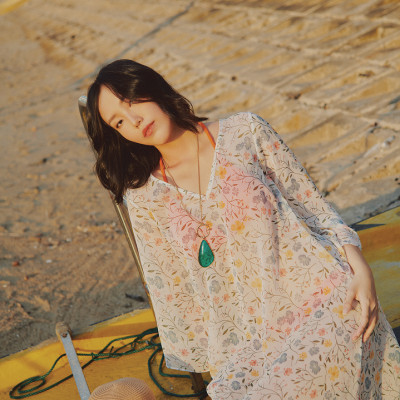 Áo Choàng Đi Biển Soleil DRE229 thời trang thiết kế Hity