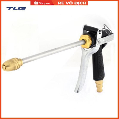 Bộ dây vòi xịt nước rửa xe, tưới cây . tăng áp 3 lần, loại 7m, 10m 206318 đầu đồng, cút,nối đen+ tặng khăn phượt