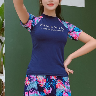 Đồ Bơi Nữ Hai Mảnh Đa Năng AT168 MayHomes Áo Bơi Nữ Và Quần Bơi Short Nữ