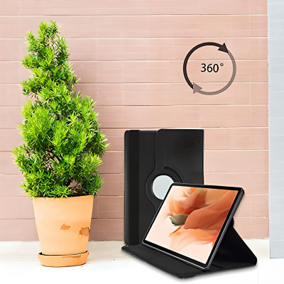 Case bao da chống sốc xoay 360 độ cho Galaxy Tab S8 Plus /  Tab S7 Plus / Tab S7 FE 12.4 inch hiệu HOTCASE (thiết kế siêu mỏng hỗ trợ Smartsleep, gập nhiều tư thế, tản nhiệt tốt) - hàng nhập khẩu