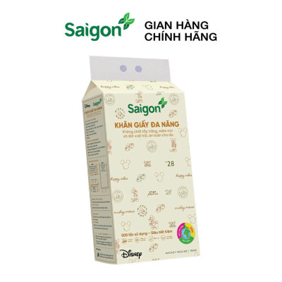 Combo 3 Gói Khăn giấy Đa Năng Saigon 500 tờ