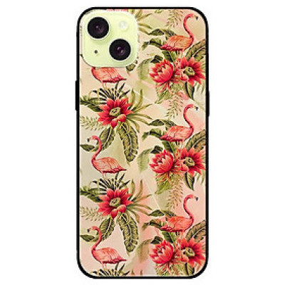 Ốp lưng dành cho Iphone 15 - Iphone 15 Plus - Iphone 15 Pro - Iphone 15 Pro Max - Hoa Và Hạc 2 - Hàng Chính Hãng