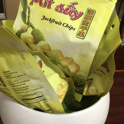 Mít Sấy Chân Không Giòn Xốp Tự Nhiên (Jackfruit Chips) VINOFOOD  100grs (Gói = 100 grs) - Export