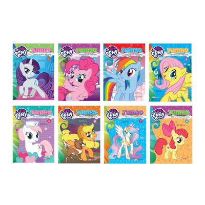 Sách - My Little Pony - Jumbo Tô Màu Và Các Trò Chơi 4 - Tân Việt Books