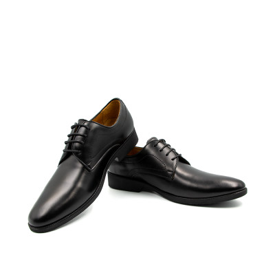 Giày tây nam Oxford Tomoyo đen bóng TMN92101