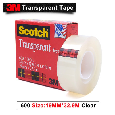 Băng keo trong suốt chuyên dụng thử mực, thử sơn 3M Scotch 600 SB-600-34 - kích thước 3/4 in, ko để lại vết keo, hàng nhập Mỹ
