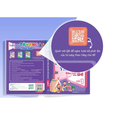 Sách - Lật Mở Từ Vựng Tiếng Anh Đầu Tiên Cho Bé - Cuốn 1 - Megabook