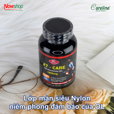 X7-Care Olympian Labs hộp 60 viên bổ khớp tăng tiết dịch khớp giảm đau nhức khô khớp thoái hoá khớp