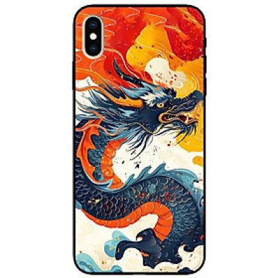 Ốp lưng cho IPhone X - Xs - Xs Max - Xr - 11 - 11 Pro Max - Rồng Xanh Bay - Hàng Chính Hãng