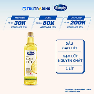 Dầu Gạo Lứt Simply 1L