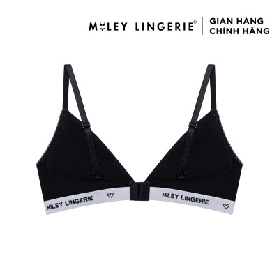 Áo Ngực Cổ V Vải Sợi Thiên Nhiên Lưng Logo Being Me Miley Lingerie