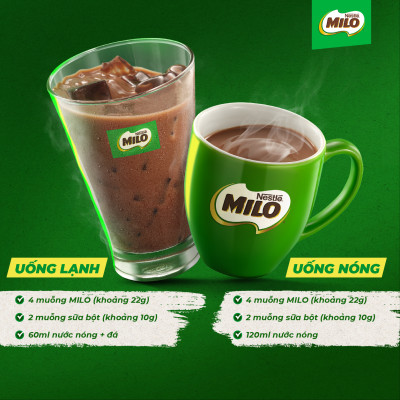 Sữa lúa mạch Nestlé MILO Nguyên chất 400g (hũ nhựa) - Giao mẫu ngẫu nhiên