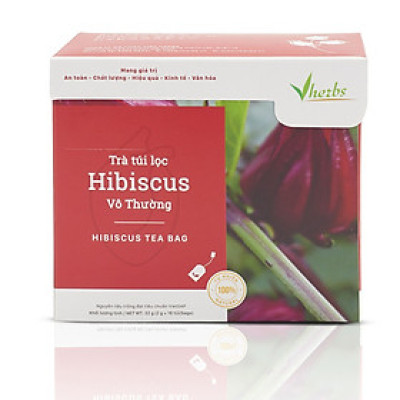 Trà Hibiscus Vô Thường Vherbs (16 Túi x 2g)