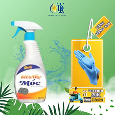 Tẩy Mốc Quần Áo,Tẩy Mốc Tường,Tẩy Mốc Gioăng Cao Su Máy Giặt,Tẩy Mốc Nệm Gối Siêu Sạch,Tẩy Khe Cửa Ố Đen Dr.C 300ml