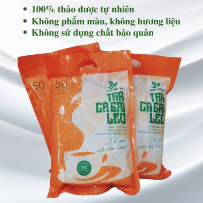 Combo 03 Bịch Trà Cà Gai Leo Thái Hưng 50 túi lọc x 5g - Mát gan thanh nhiệt, giải độc, giảm mụn nhọt (250g)