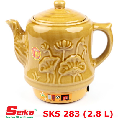 Ấm Sắc Thuốc Seika 2.8L - SKS283 (Gốm Sứ Bình Dương) - Hàng chính hãng