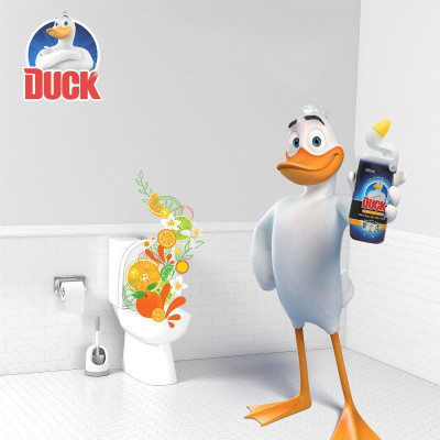 Chai Tẩy Đánh bay cặn bẩn DUCK Hương Cam Quýt 900ml