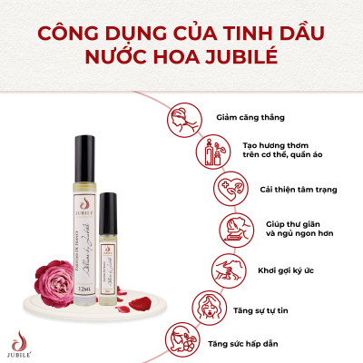 Girl Now by Jubilé - Tinh dầu nước hoa Pháp nữ Dạng lăn 12ml Thơm Lâu, Sang Trọng, Quyến Rũ