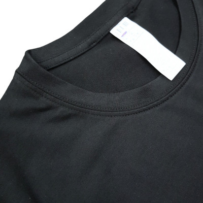 Áo thun nam nữ 80% Cotton Black07