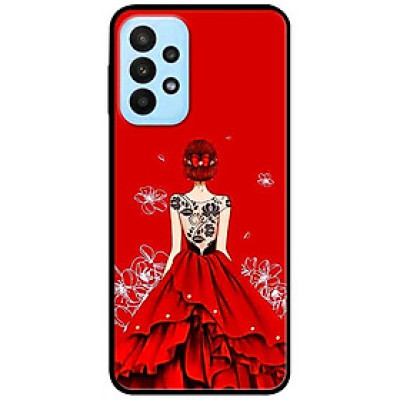 Ốp lưng dành cho Samsung A13 5G - Samsung A33 5G - Cô gái đầm đỏ