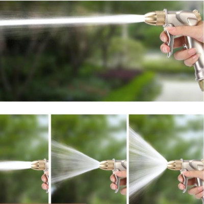  Bộ dây vòi xịt nước rửa xe, tưới cây . tăng áp 3 lần, loại 7m, 10m 206701-1 đầu đồng, cút đồng, + tặng mở chai