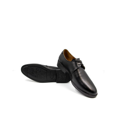 Giày tây nam Oxford Tomoyo đen bóng TMN23301