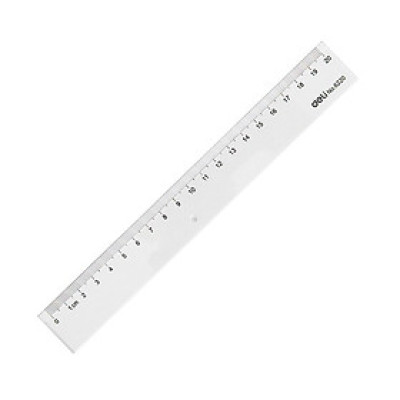 DELI 6220 Thước Kẻ 20CM (30C/H)