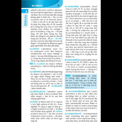 Sách - Từ Điển Anh - Anh - Việt - Bìa Vàng - MCBooks