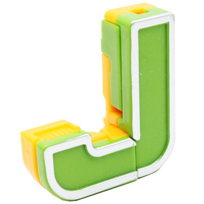 Đồ Chơi Lắp Ráp Biến Hình Robot Chữ Cái J - Cresta DK81236