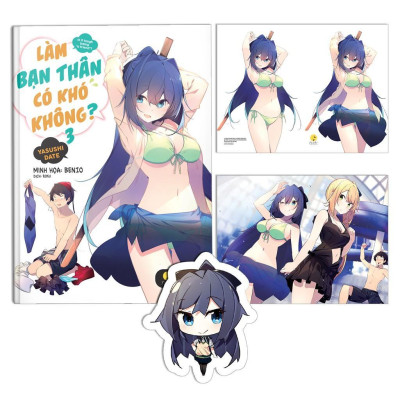 Sách - Làm Bạn Thân Có Khó Không - Tập 3 - Yasushi Date - AZ Việt Nam