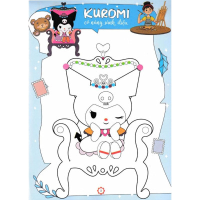Sách - Bé Tô Màu Capybara + Kuromi - Combo 4 Cuốn - Hồng Ân