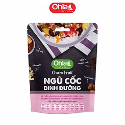 Ngũ Cốc Choco Fruit - Túi 180 Gram