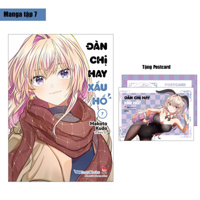 Sách - Đàn Chị Hay Xấu Hổ - Tập 7 - Tặng Kèm Postcard