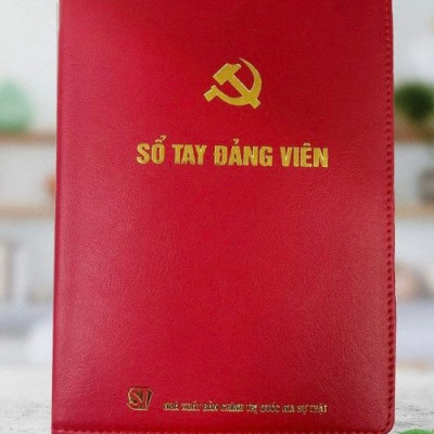 Sổ tay đảng viên (bìa cứng giả da) - NXB Chính trị quốc gia Sự thật
