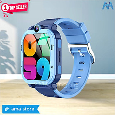 Đồng hồ Thông minh AMA Watch Y86 có CHPlay xem được Youtube có Za.lo Gắn sim 4G Định vị Kép GPS Wifi cho Trẻ em cấp 1 2 - Hàng chính hãng