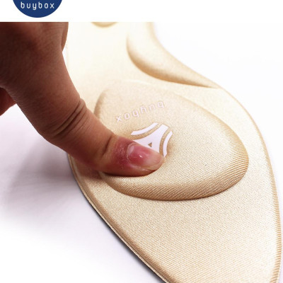 2 cặp Lót giày cao gót mũi nhọn 4D có gờ giảm sốc đệm êm nguyên bàn chân - buybox - BBPK65-2