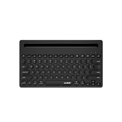 Bàn phím không dây Ajazz 320i Bàn phím không dây 2.4GHz BT -công thái học 79 Phím Bàn phím có giá đỡ - Màu trắng