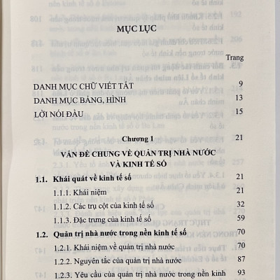 Sách - Quản Trị Nhà Nước Trong Nền Kinh Tế Số Ở Một Số Nước Châu Âu