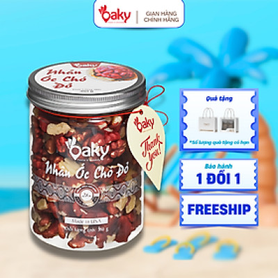 Nhân Óc Chó Đỏ Oaky 350gram (Size Lớn) - Nhập Khẩu Mỹ, Ăn Kiêng Healthy, Giàu Omega 3-6-9