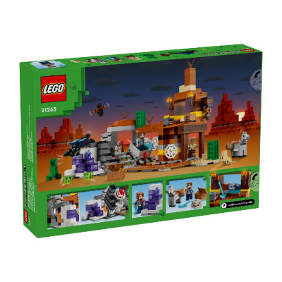 LEGO MINECRAFT 21263 Đồ Chơi Lắp Ráp Hầm Mỏ Vùng Hoang Mạc (538 chi tiết)