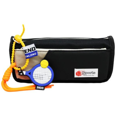 Bóp Viết Vải Sport Kèm Móc Khóa - Shunde 9107 - Màu Đen