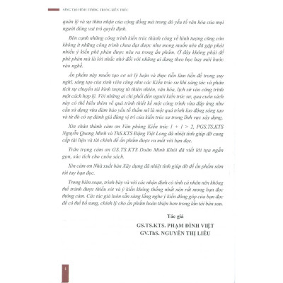 Sách - Sáng Tạo Hình Tượng Trong Kiến Trúc - NXB Xây Dựng