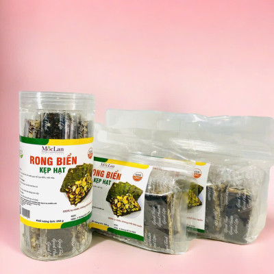 Rong biển kẹp hạt dinh dưỡng ăn kiêng giảm cân Mộc Lan Healthy Foods - 250g, 500g