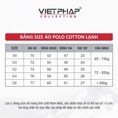 Áo Polo Nam VIỆT PHÁP Form Luxury - Thun Cotton Lạnh , lịch lãm, sang trọng 35451
