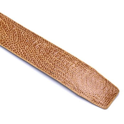 HC5411-12-15-16 - Dây thắt lưng nữ da đà điểu Huy Hoàng 2,5P trơn màu đen, nâu đất, nâu đỏ, vàng bò