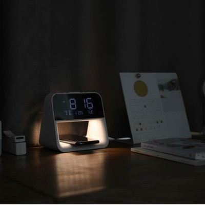  SẠC KHÔNG DÂY KIÊM ĐỒNG HỒ MOOAS MO09-MC-W11 Made in Hàn quốc Hàng chính hãng