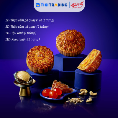Hộp 4 Bánh Trung Thu Givral Tết Đoàn Viên 3 (150gr)